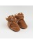 Kahverengi, Organik Pamuk Astarlı, Bebek Pandufu, Kaydırmaz Tabanlı Ilk Adım Ev Patiği 1