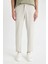 C7508 Tailored Fit Basic Düz Paça Her Yöne Esneyen Cepli Pantolon 4