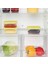 3'lü Set Kapaklı Saklama Kabı 14X14X6 cm Ikea 3 Adet Plastik Saklama Erzak Kabı Şeffaf Hacim: 600 ml 2