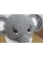 Amigurumi Organik Sevimli Fil Bebek ve Çıngırak Diş Kaşıyıcı 3