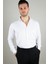 Basic Uzun Kollu Beyaz Slim Fit Gömlek 2