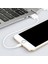 Usb-C To Type-C 20CM 12W Hızlı Şarj Desteği Şarj Kablosu Beyaz 2