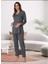 Dvina Effortt Lohusa Pijama Takımı Füme - 9042 1