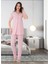 Dvina Effortt Lohusa Pijama Takımı Pembe - 9012 1
