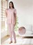 Dvina Effortt Lohusa Pijama Takımı Pembe - 9022 1