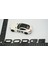 Dodge Bagaj Siyah Abs 3m 3D Custom Yazı Logo Amblem 2