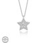 Swarovski Taşlı Gümüş Yıldız Bayan Kolye 2