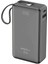 10.000 mAh 22.5W Mini Taşınabilir Powerbank Hızlı Şarj USB ve Type-C Çıkış ,dahili Type-C Kablolu LCD Göstergeli 2