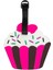 Cupcake Bavul Etiketi - Cupcake Valiz Etiketi - Çanta Etiketi - Bagaj Etiketi - Valiz Isimliği - Isimlik Etiket - Bavul Isimliği 1 Adet 2