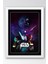 Star Wars Çerçeveli Tablo - Uzay Savaşları Nostalji Fim Posteri Tablo 1