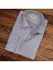 Pamuklu Gri Uzun Kollu Erkek Gömlek (Slim Fit Kalıp) 1