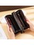 Uzun Cüzdan Kadın Çift Fermuarlı Clutch Kadın Çift Katmanlı Baskılı Büyük Kapasiteli Cep Telefonu Çantası (Yurt Dışından) 2