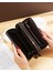 Uzun Cüzdan Kadın Çift Fermuarlı Clutch Kadın Çift Katmanlı Baskılı Büyük Kapasiteli Cep Telefonu Çantası (Yurt Dışından) 5