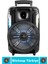 Yüksek Kaliteli Dj Bass Aux USB Sf Kart Giriş Radyo Karaoke Mikrofon 8 Inch Rgb Bluetooth Hoparlör 2