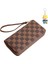 Bayanlar Uzun Cüzdan Moda Çift Fermuarlı Büyük Kapasiteli Cep Telefonu Çantası Clutch (Yurt Dışından) 1