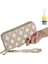 Cüzdan Kadın Moda Çift Fermuarlı Büyük Kapasiteli Cep Telefonu Çantası Çoklu Kart Yuvası Değişim Clutch (Yurt Dışından) 1