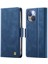 iPhone 15 Rfıd Engelleme Retro Deri Telefon Cüzdan Kapağı (Yurt Dışından) 1