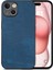 iPhone 15 Darbeye Dayanıklı Ince Retro Deri Telefon Arka Kapağı (Yurt Dışından) 1