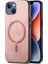 iPhone 14 Plus Deri Arka Kılıf Magsafe ile Uyumlu Ten-Dokunmatik Telefon Kapağı (Yurt Dışından) 1