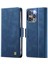 iPhone 15 Pro Rfıd Engelleme Retro Deri Telefon Cüzdan Kapağı (Yurt Dışından) 1