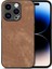 iPhone 13 Pro Darbeye Dayanıklı Ince Retro Deri Telefon Arka Kapağı (Yurt Dışından) 1