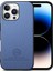iPhone 14 Pro Kumaş Doku Deri + Pc + Tpu Düşmeyi Önleyici Telefon Kapağı (Yurt Dışından) 1