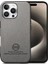 iPhone 15 Pro Kumaş Doku Deri + Pc + Tpu Düşmeyi Önleyici Telefon Kapağı (Yurt Dışından) 1