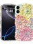 iPhone 16 Plus Kıvırcık Dalga Çerçeve Çiçek Tpu Telefon Kapağı (Yurt Dışından) 1