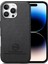 iPhone 14 Pro Kumaş Doku Deri + Pc + Tpu Düşmeyi Önleyici Telefon Kapağı (Yurt Dışından) 1