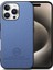 iPhone 15 Pro Kumaş Doku Deri + Pc + Tpu Düşmeyi Önleyici Telefon Kapağı (Yurt Dışından) 1