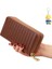 Cüzdan Kadın Uzun Çift Fermuar Büyük Kapasiteli Clutch Kadın Cep Telefonu Çantası (Yurt Dışından) 1