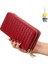 Cüzdan Kadın Uzun Çift Fermuar Büyük Kapasiteli Clutch Kadın Cep Telefonu Çantası (Yurt Dışından) 1
