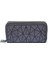 Bayan Cüzdan Moda Degrade Renk Çift Çekme Büyük Kapasiteli Çoklu Kart Yuvası Cep Telefonu Çantası Clutch Çantası (Yurt Dışından) 3