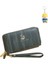 Bayanlar Cüzdan Uzun Moda Büyük Kapasiteli Çift Fermuarlı Clutch Kart Tutucu (Yurt Dışından) 1