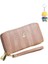 Bayanlar Cüzdan Uzun Moda Büyük Kapasiteli Çift Fermuarlı Clutch Kart Tutucu (Yurt Dışından) 1