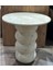 Evza Mermer Traverten Accordıon Sehpa 40*40*42 cm 1