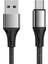 WK-22023 USB To Mıcro USB Örgülü Lacivert Şarj Kablosu (No:14) (4767) - Lisinya 2