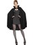 Siyah Renk Yakalı Halloween Pelerini 90 cm 1