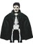 Siyah Renk Yakalı Halloween Pelerini 90 cm 3