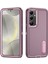 Samsung Galaxy S25+ Için Hibrit Yumuşak Silikon Sert Pc Arka Tampon Stand Telefon Kılıfı - Mor (Yurt Dışından) 1