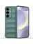 Samsung Galaxy S25 Için Yumuşak Kauçuk Şok Emici Telefon Kılıfı - Yeşil (Yurt Dışından) 2