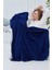 Deluxe Wellsoft Battaniye Lacivert Çift Kişilik 200 x 220 cm 2