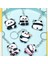 Karikatür Panda Anahtarlık Tatil Hediye Dekorasyon Anahtarlık Sevimli Akrilik Anahtarlık (Yurt Dışından) 3