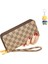 Cüzdan Kadın Büyük Kapasiteli Clutch Çift Fermuarlı Cep Telefonu Çantası Kart (Yurt Dışından) 1