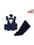 402801 Yelekli 3 Lü Takım 18 Ay,2y,3y,4y - Lacivert - 3-4 Yaş 1