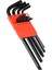 9parça Siyah Uzun Tork Alyan Anahtar Takımı -Tork Alyan Seti - 9 Pcs Black Cr-V Torx 1