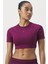 Jordan Sport Women's Bodycon Performance Top Kadın Crop Body Tişört Bordo 1
