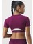 Jordan Sport Women's Bodycon Performance Top Kadın Crop Body Tişört Bordo 3