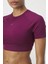 Jordan Sport Women's Bodycon Performance Top Kadın Crop Body Tişört Bordo 4