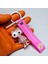 Anahtarlık Aksessuar 3D Silikon Anahtarlık Pembe Panter 4
